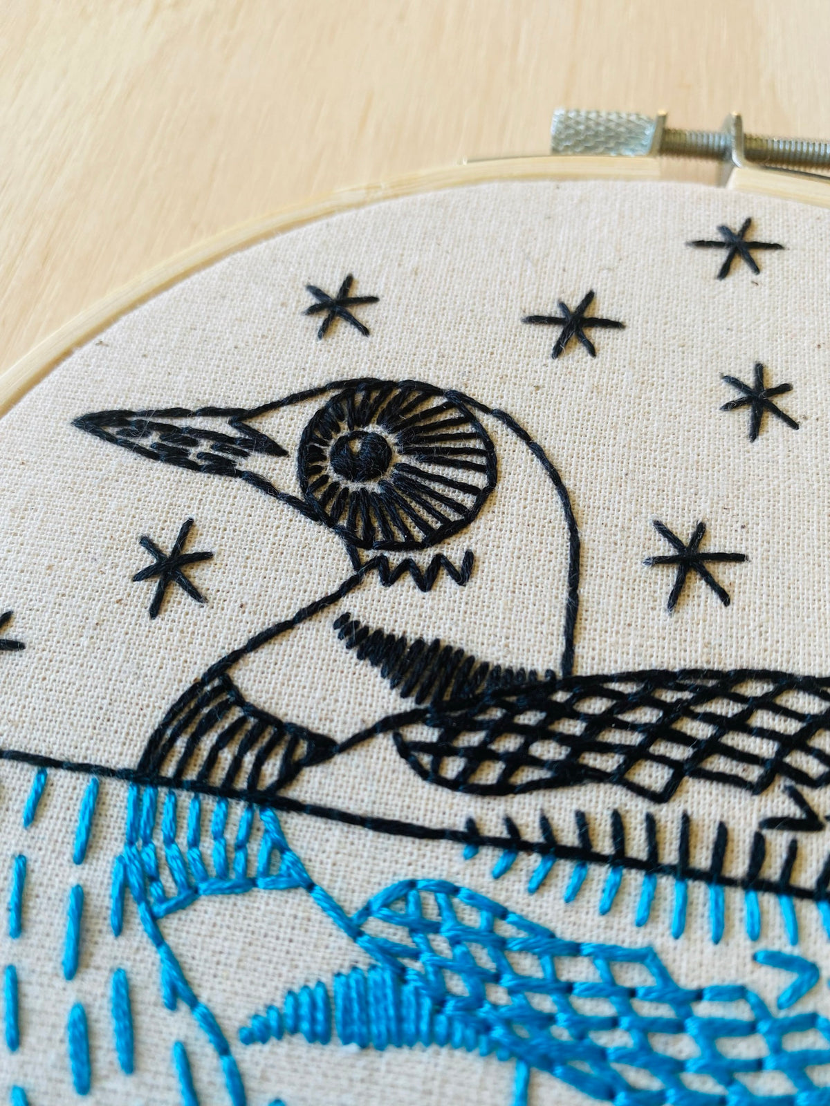 Pre-Printed Fabric: Loon