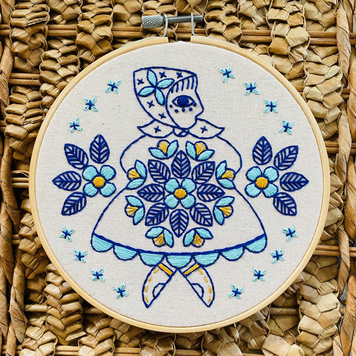 Pre-Printed Fabric: Lady Dancing