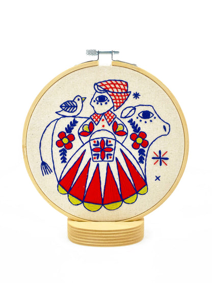 Milkmaid Complete Embroidery Kit