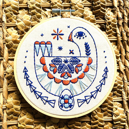 Pre-Printed Fabric: Goose