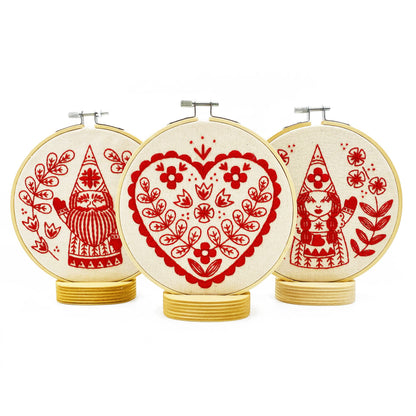Nordic Gnome "Jul" Complete Embroidery Kit