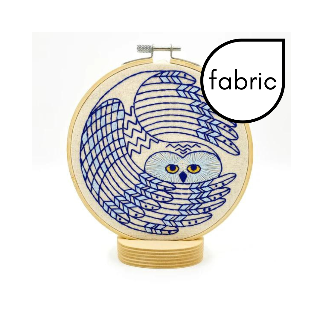 Pre-Printed Fabric: Snowy Owl