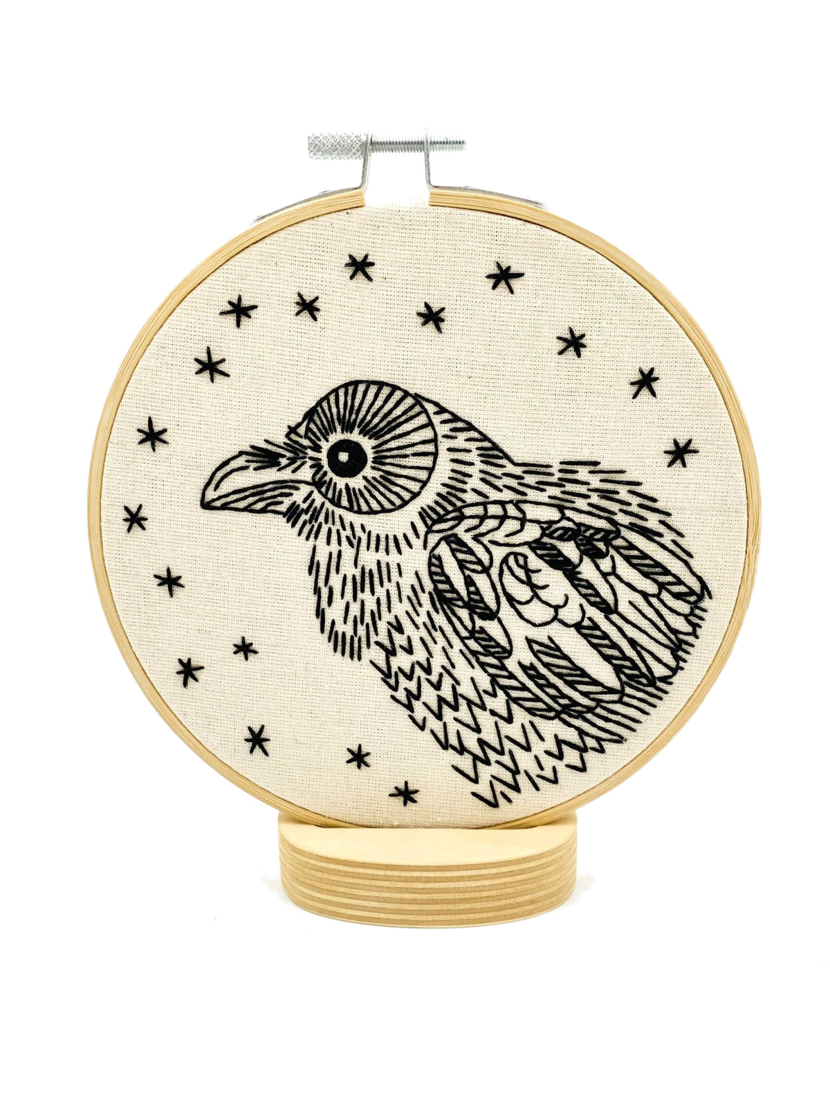 Raven Nevermore Complete Embroidery Kit