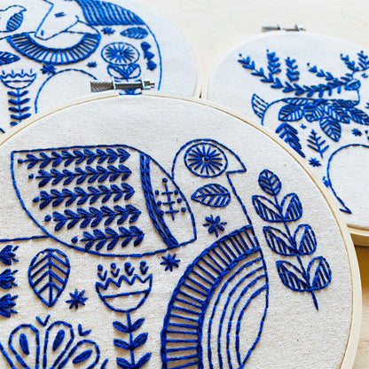 Hygge Dove Complete Embroidery Kit