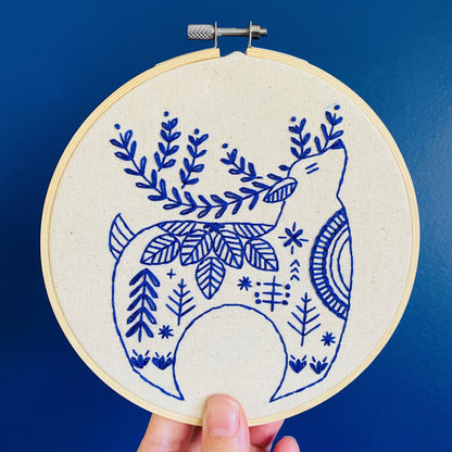 Pre-Printed Fabric: Hygge Reindeer