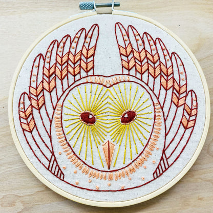 Pre-Printed Fabric: Barn Owl