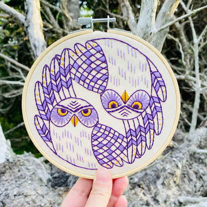 Pre-Printed Fabric: Burrowing Owls