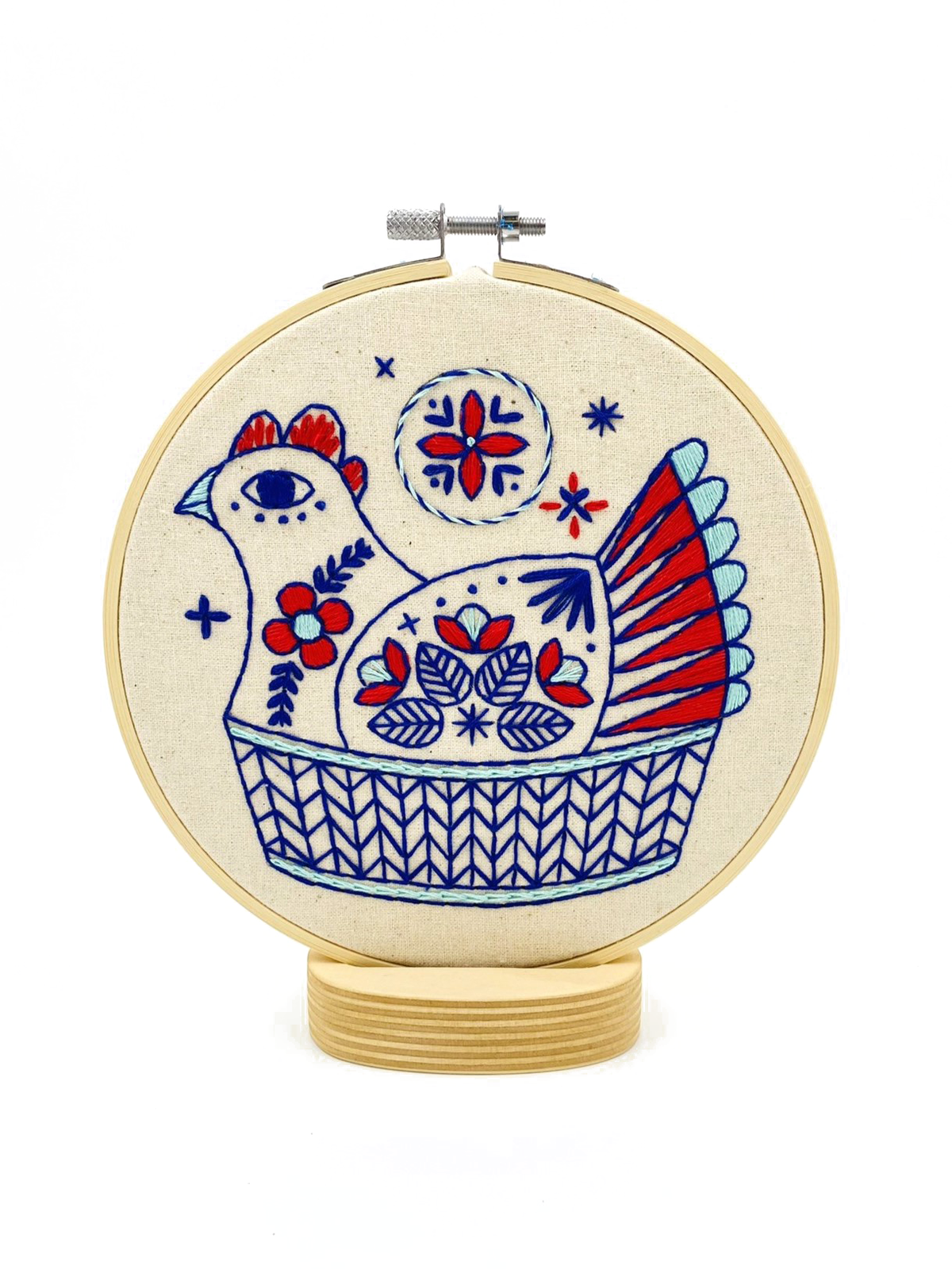 Pre-Printed Fabric: French Hen