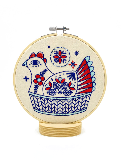 Pre-Printed Fabric: French Hen