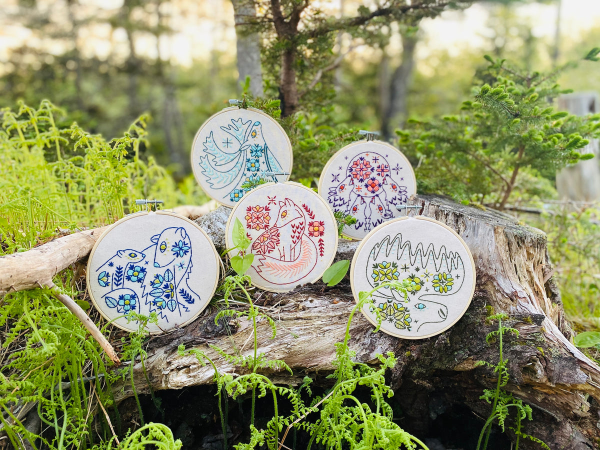 Moose Complete Embroidery Kit