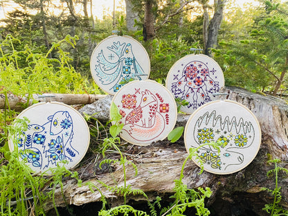 Caribou Complete Embroidery Kit