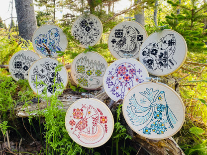 Caribou Complete Embroidery Kit