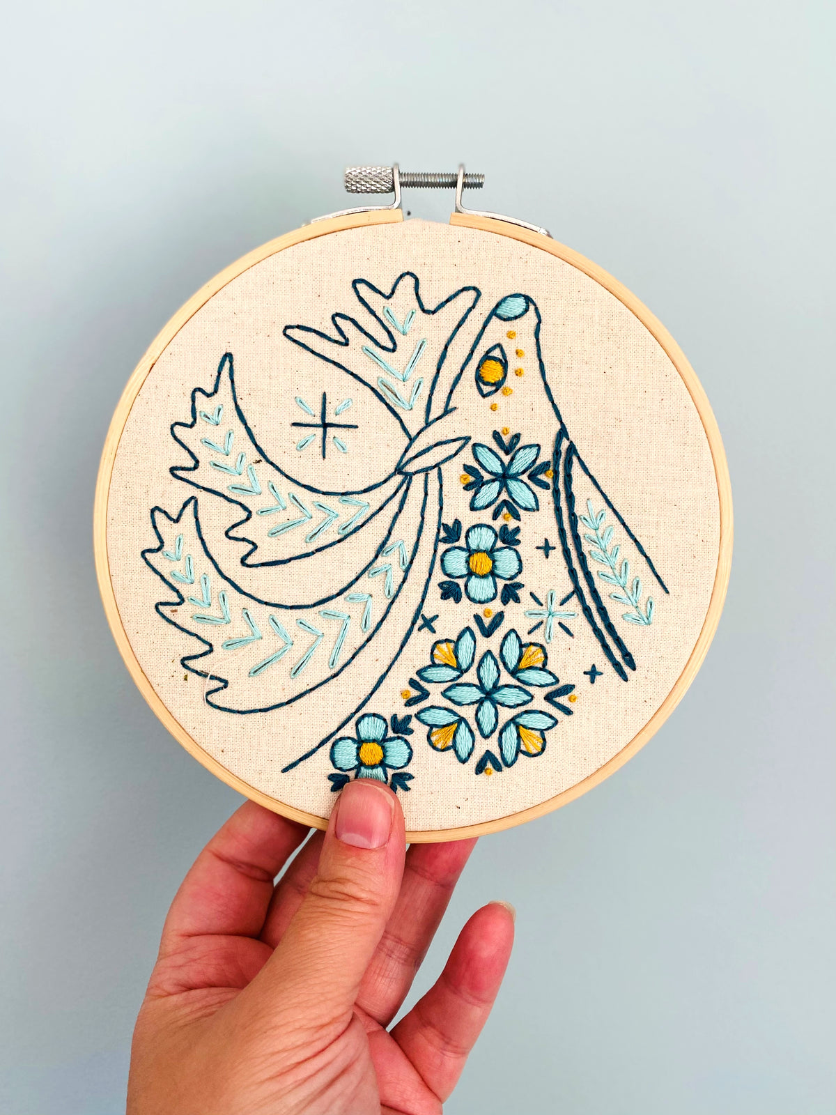 Pre-Printed Fabric: Folk Caribou