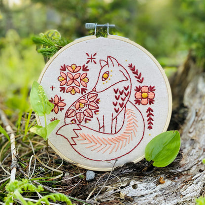 Pre-Printed Fabric: Folk Fox