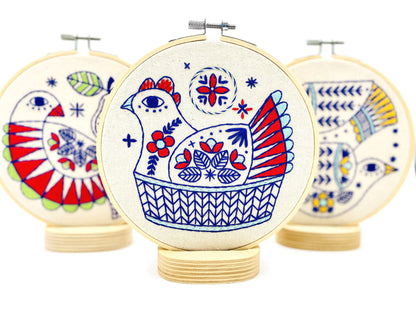 Pre-Printed Fabric: French Hen
