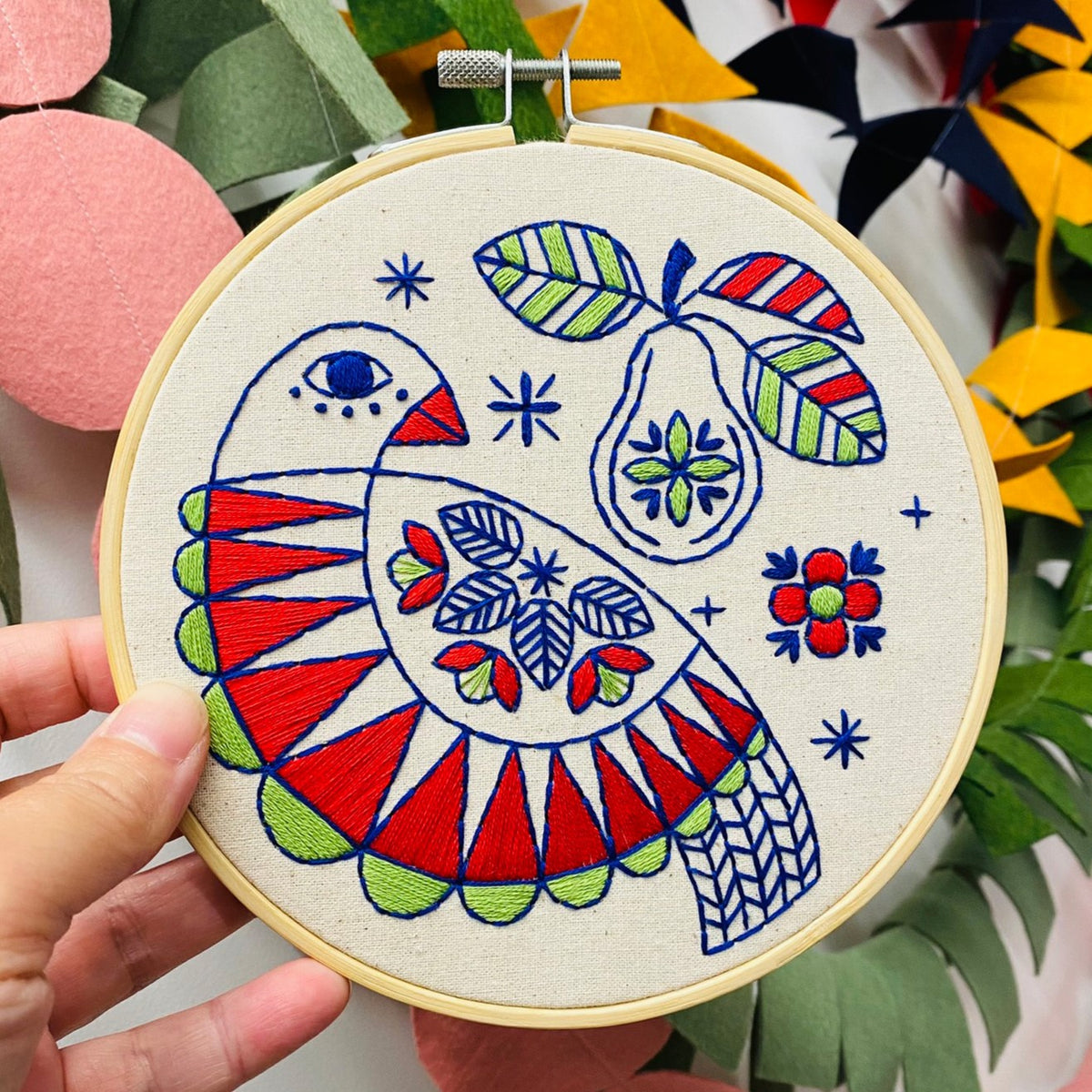 Pre-Printed Fabric: Partridge