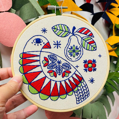 Pre-Printed Fabric: Partridge