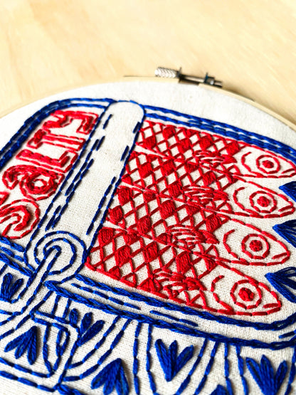Pre-Printed Fabric: Sardines
