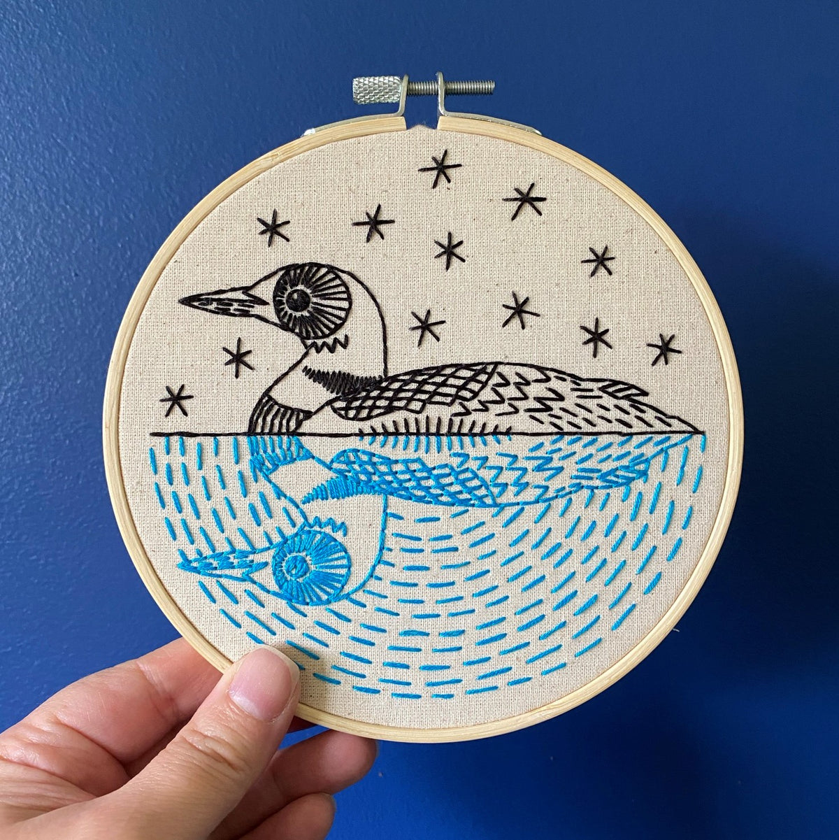 Pre-Printed Fabric: Loon