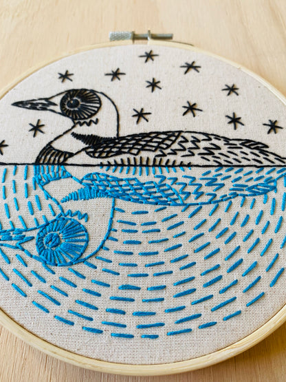 Pre-Printed Fabric: Loon